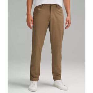 Lululemon ABC Slim-Fit 5 Pocket Pant Mens 34 orange brown